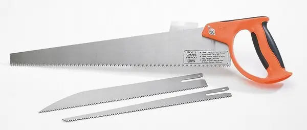 Scie égoïne plastique - 3 lames - 400mm FISCHER DAREX Bon Marché