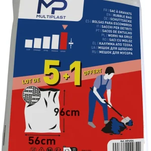Livraison Express Sac à gravats 60L BLC 5+1 GRAT