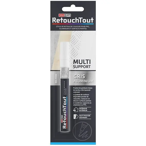Stylo retouche - RetouchTout - Anthracite RAL 7016 - 10ml SOLOPLAST Achat Immédiat