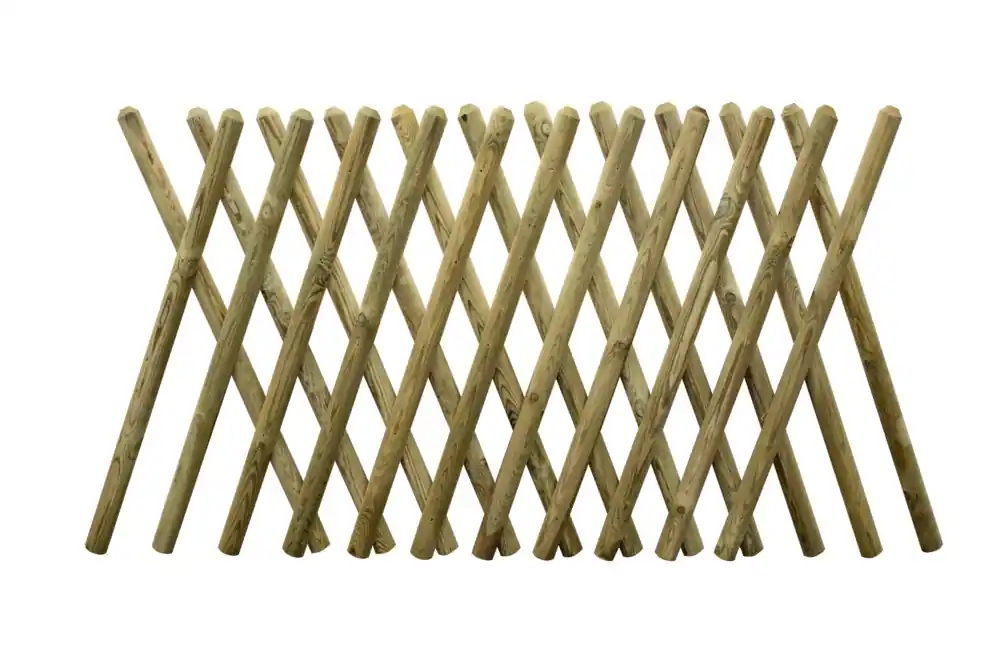 Achat Immédiat Clôture planche croisée pin brut traité autoclave - 800 x 2500 mm - DEBARGE