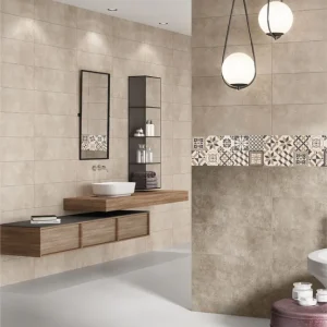 Retour Gratuit Décor mural intérieur gris CONCRETE ép 8 mm 22 x 66 cm paquet de 1,74 m² ELYSSA TRADING