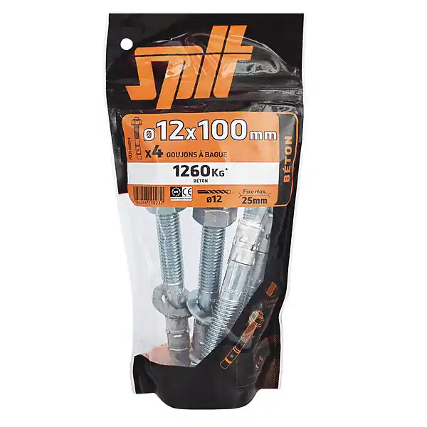 Sachet de 4 FIX3 D12x100mm RED HEAD Prix Cassé