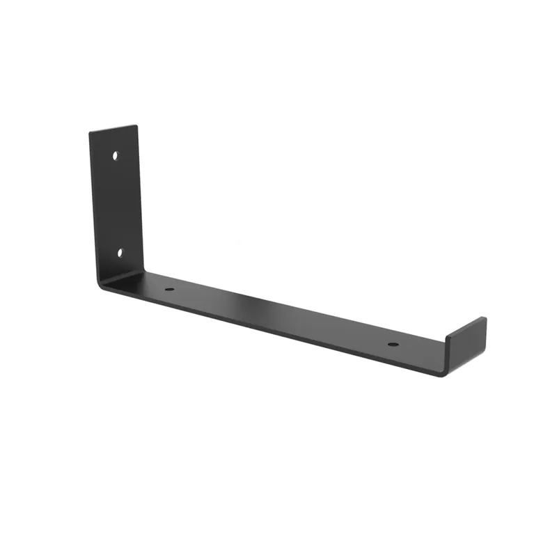 Support étagère fixation mural noir mat Mazmo pour tablette REI Authentique