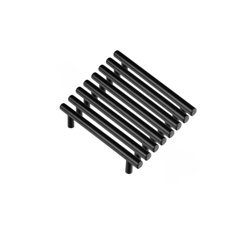 Commander Vite Poignées de meuble inox noir entraxe 128 mm par 8 REI