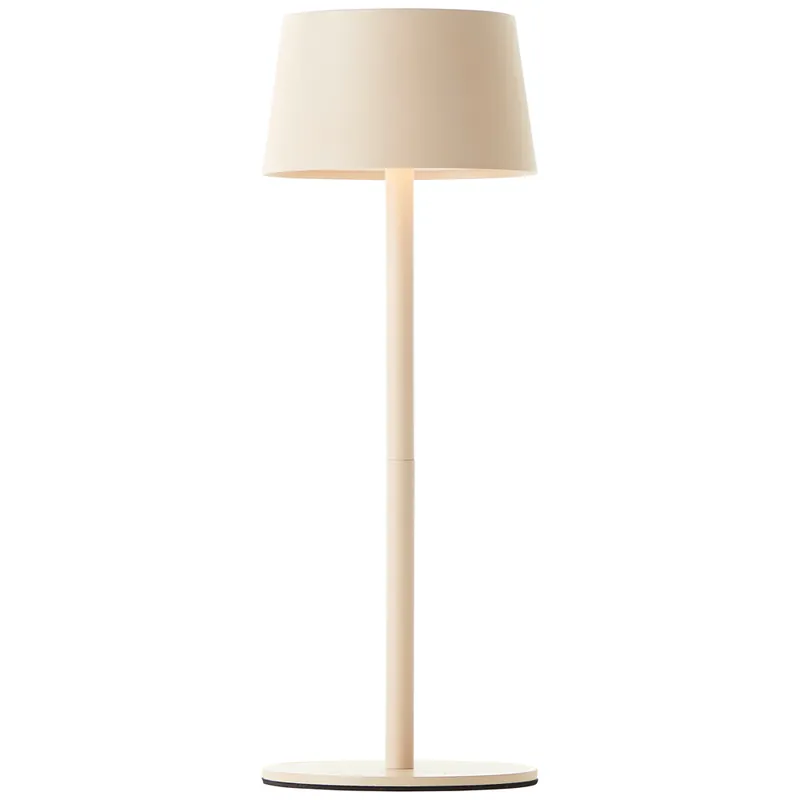 Lampe à poser extérieur rechargeable LED beige JONA- BRILLIANT Prix Cassé