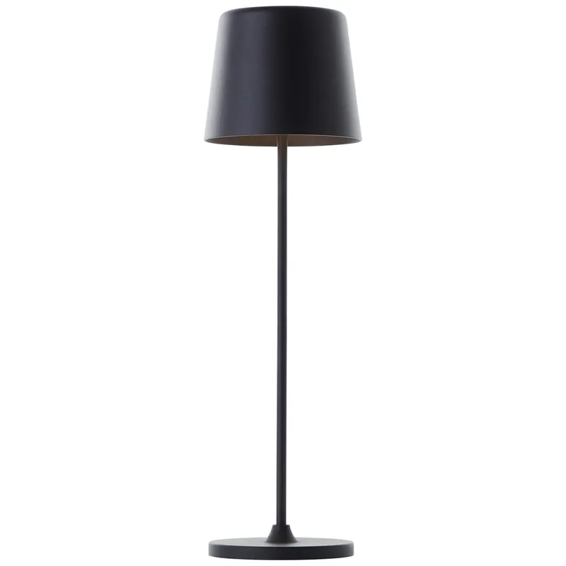 Soldes Lampe à poser extérieur rechargeable LED nickel XAANA blanc chaud - BRILLIANT