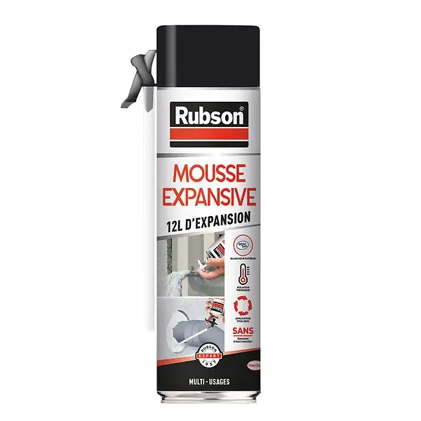 Nouveauté Mousse expansive en aérosol multi-usages - 12L d‘expansion - 300ml RUBSON
