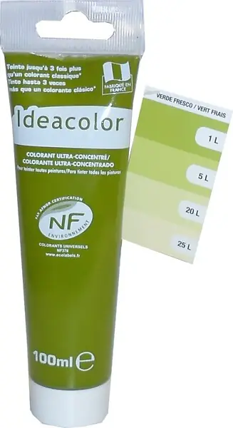 Bon Marché Colorant ultra-concentré - 100ml - Vert Frais IDEACOLOR