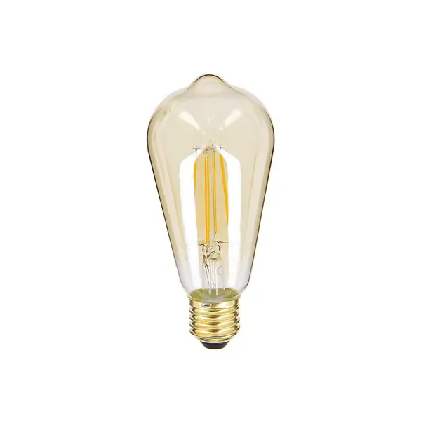 Lot de 2 ampoules LED filament ST64 - Ambrée - 9W XANLITE Prix Bas