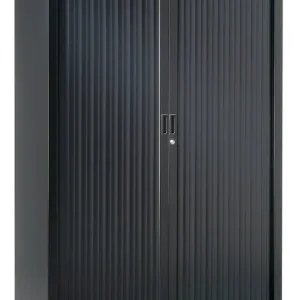 Nouvel Arrivage Armoire monobloc avec portes rideaux anthracite 198 x 120 x 43 - SNOR