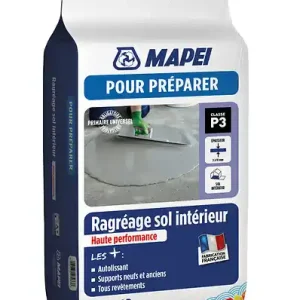 Must-Have Ragréage sol intérieur haute perf. - Autolissant - 10 kg MAPEI
