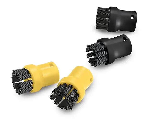 Jusqu'à Épuisement Des Stocks Set de 4 brosses rondes - Noir et jaune - Kärcher KARCHER