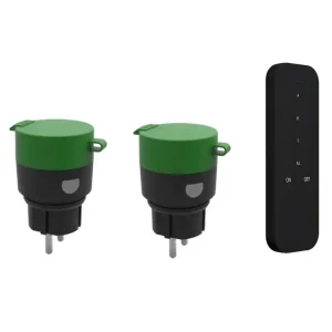 Prises télécommandées extérieur IP44 par 2 - SEMAC Prix Bas
