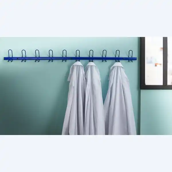 Porte manteau collège 10 têtes bLeu MOTTEZ Pas Cher