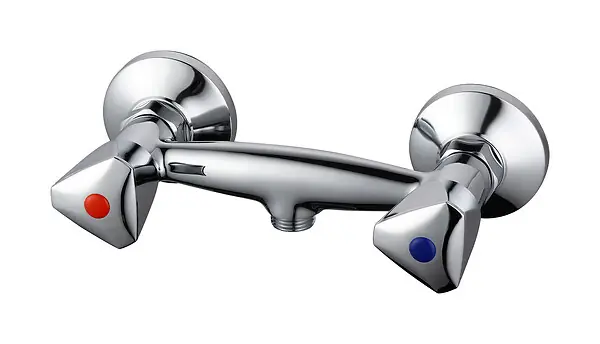 Livraison Express Mélangeur douche mural - Chrome - Target - Entraxe 150 mm ESSEBAGNO