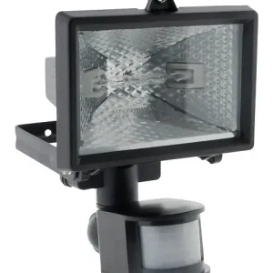 Commander Maintenant Projecteur halogène avec détecteur Noir 120W ELEXITY