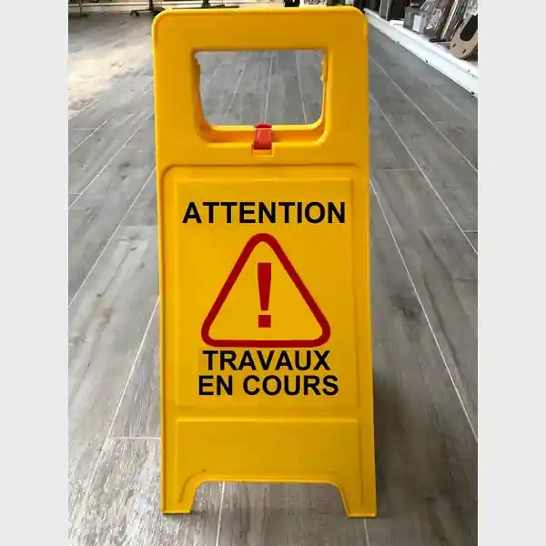 Panneau signalisation travaux en cours MOTTEZ Certifié