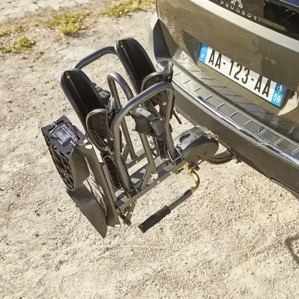 Porte vélo 2 vélos électriques sur plateforme MOTTEZ Dernier Modèle