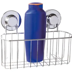 Panier de douche chromé - Métal ABS - Fixation ventouse GELCO Top Vente