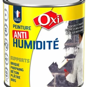 Peinture anti-humidité 0,5L - Blanc - Mat OXI Dernier Modèle