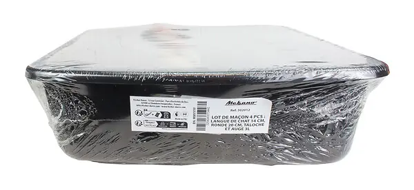 Jeu d‘outils de maçonnerie - Auge 10L avec taloche et 2 truelles MEKANO Offre Spéciale