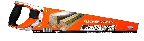 Scie égoïne coupe universelle 3angles - 500mm FISCHER DAREX Vente Flash
