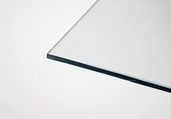 Plaque verre synthétique extérieur clair lisse 4mm - 50x50cm POLYGLASS Commande En Gros