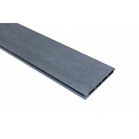 Lame de cloture en composite alvéolaire coextrudée réversible Gris anthracite/ Gris clair, l.15.6 cm, L.148 cm MCCOVER Jusqu'à Épuisement Des Stocks