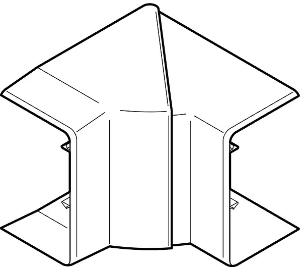 Prix Choc Angle interieur CLIDI 130X55mm - REHAU - 6132955 OBO BETTERMANN