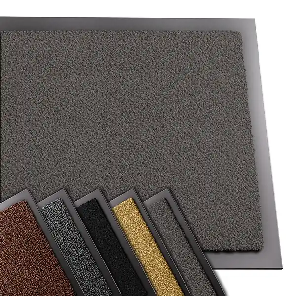 Tapis de porte paillasson 40x60cm Anthracite VOUNOT Populaire