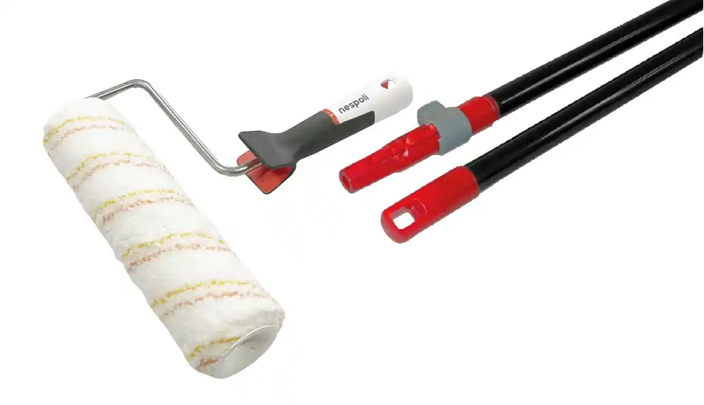 Authentique Rouleau 230 mm et perche pour traitement du bois NESPOLI