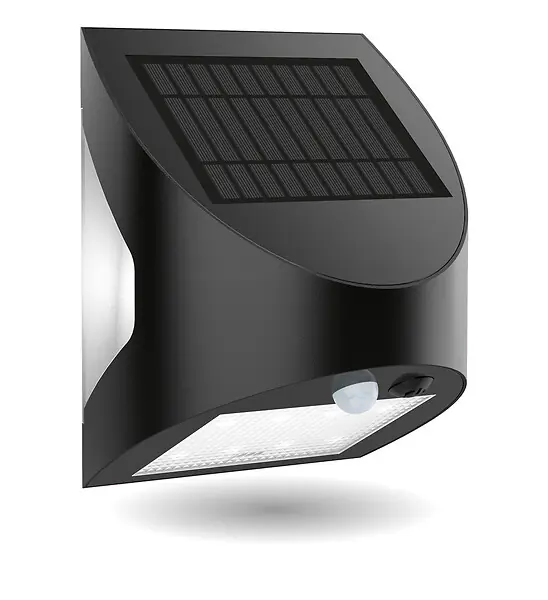 Dernière Chance Applique murale LED solaire USB APSAR300 - Noir - 350lm XANLITE