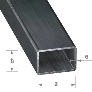 Tube rectangle acier PAF 40 x 27 x 1,5 mm 2 m CQFD Expédié Aujourd'hui