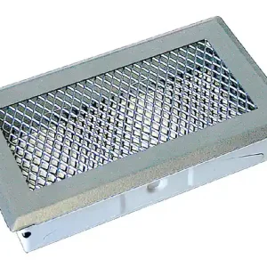 Solde Grille de cheminée en acier - Fer antique - 80x150mm AUTOGYRE