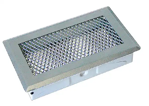 Solde Grille de cheminée en acier - Fer antique - 80x150mm AUTOGYRE
