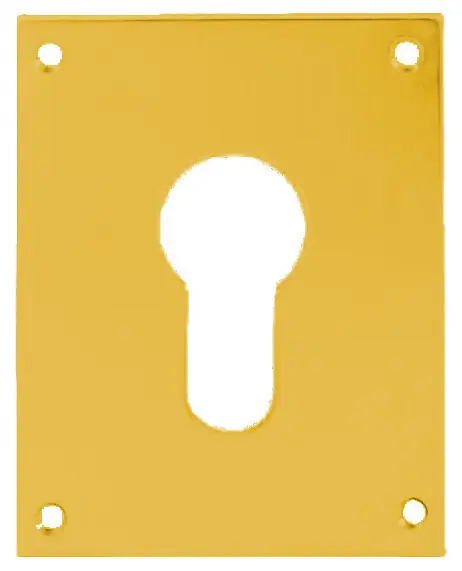 Offre Du Jour Plaque de propreté laiton poli clé I 90x65mm - HERACLES - 251752-CLEI