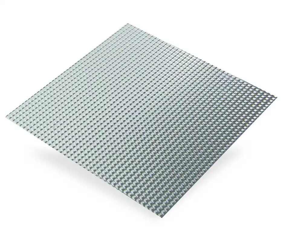Achetez Aujourd'hui Tôle aluminium brut pointe de diamants 250 x 500 mm épaisseur 0,5 mm CQFD