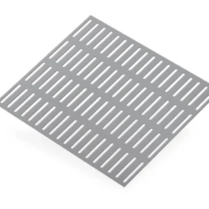 Tôle aluminium anodisé perforé fentes 250 x 500 mm épaisseur 1 mm CQFD Achat Immédiat