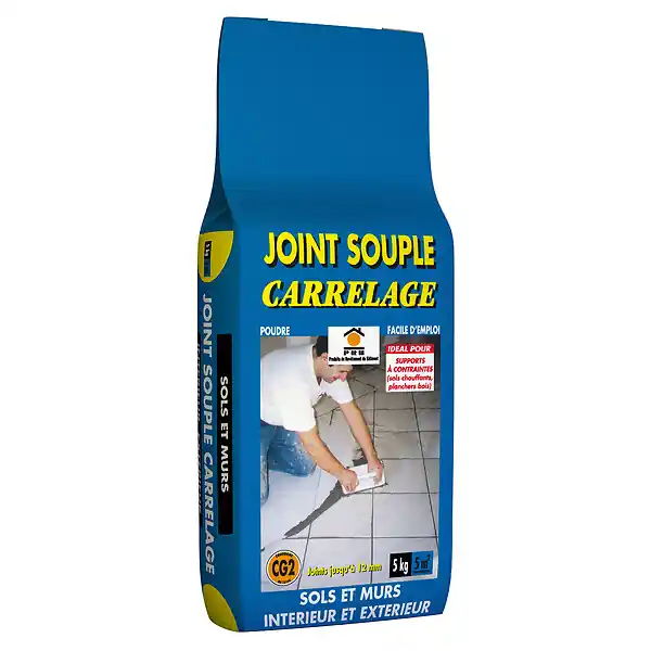 Joint de carrelage souple - Brun taupe - 5 kg PRB Usine Directe