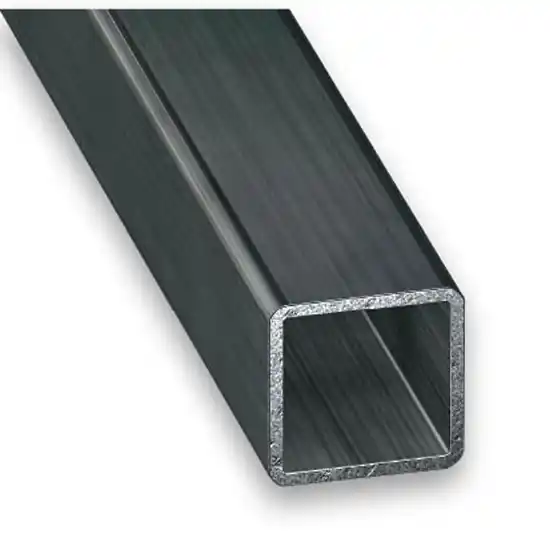 Tube carré acier profilé à froid verni 12 x 12 x 1 mm 1 m CQFD Paiement Sécurisé