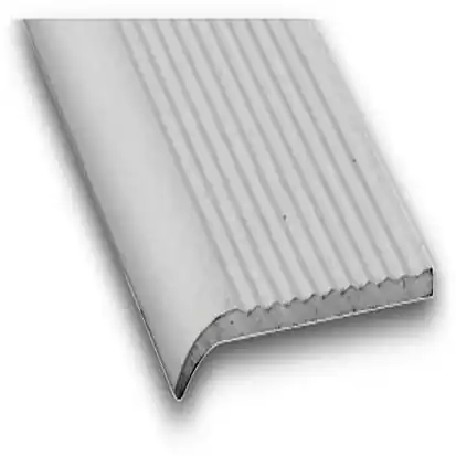 Nez de marche aluminium anodisé incolore 25 x 5 mm 2 m CQFD Bon Marché