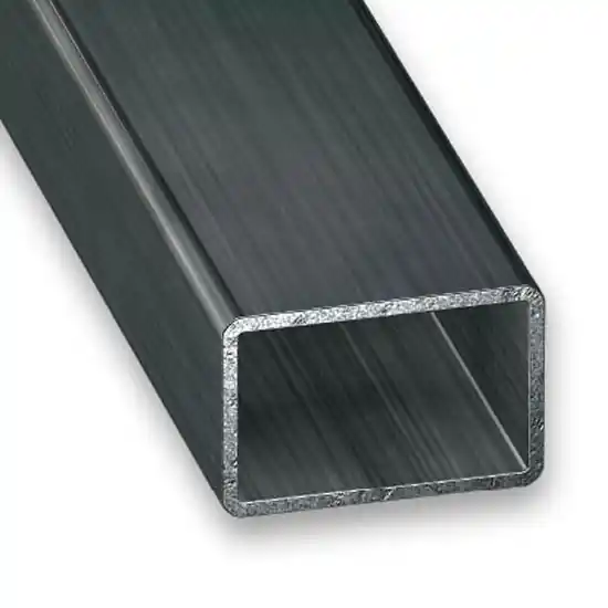 Tube rectangulaire acier profilé à froid verni 40 x 27 x 1,5 mm 1 m CQFD Meilleur Choix