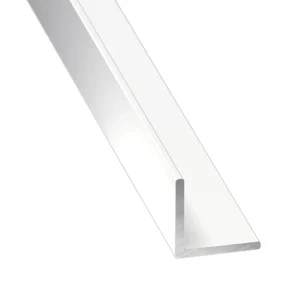 Super Prix Cornière égale aluminium laqué blanc 20 x 20 x 1,2 mm 1 m CQFD