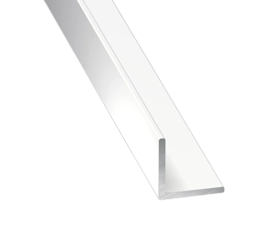 Meilleur Prix Cornière égale aluminium laqué blanc 30 x 30 x 1,2 mm 1 m CQFD