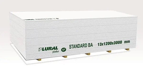 Nouvel Arrivage Plaque de plâtre BA13 standard - H300xL120cm PLURAL