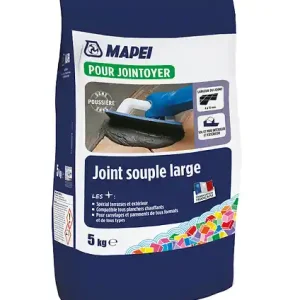 Joint souple pour carrelage - Gris - 5 kg MAPEI Offre Exclusive