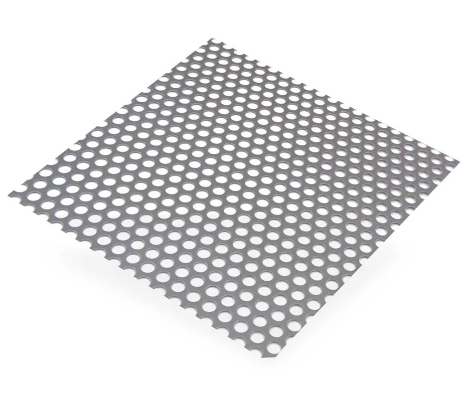Achat Immédiat Tôle acier brut perforé 500 x 250 mm épaisseur 1 mm CQFD