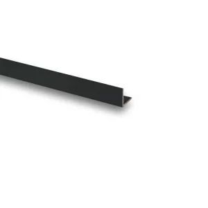 Super Prix Cornière égale aluminium laqué anthracite 20 x 20 x 1,2 mm 2,50 m CQFD