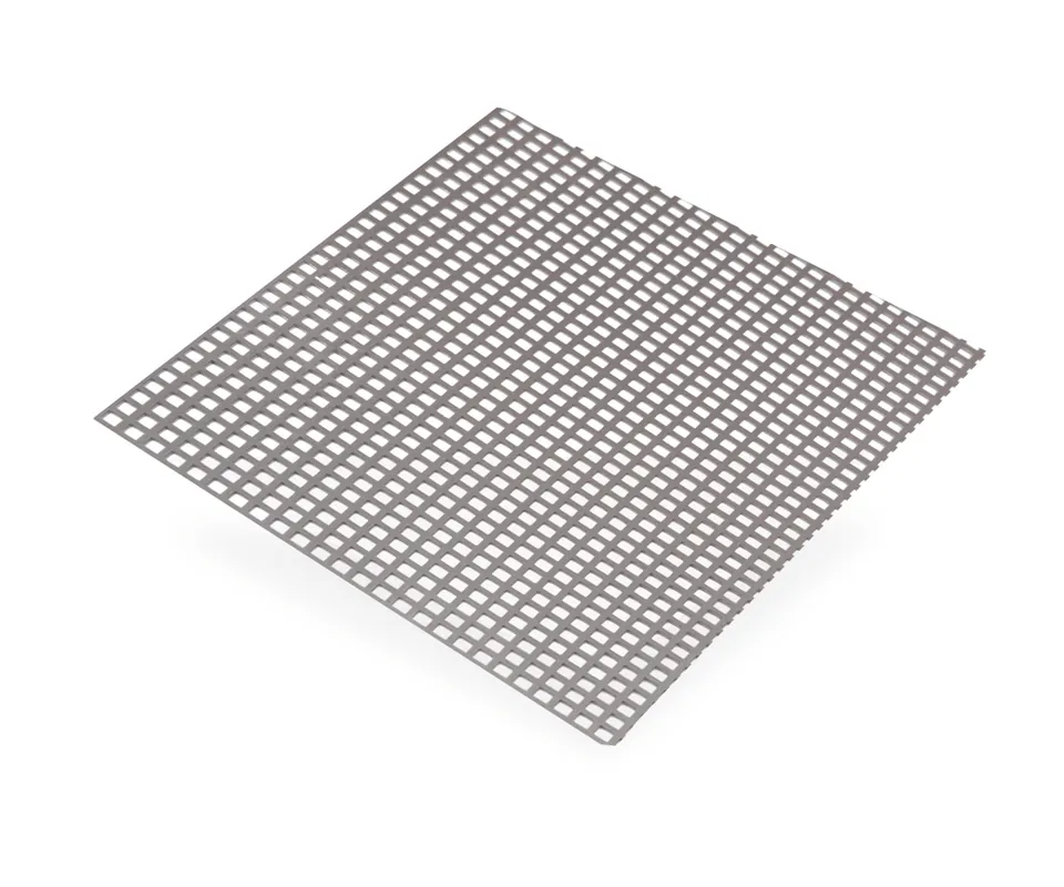 Tôle acier brut perforé carré 1000 x 500 mm épaisseur 1 mm CQFD Prix Cassé
