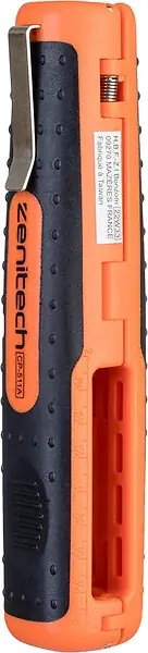 Promotion Saisonnière Dénudeur de câble / Pince à dénuder universelle - Câble 8/13mm - Câbles Sat, RG6 et RG - Orange - Zenitech